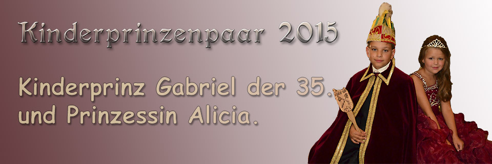 Kinderprinzenpaar 2015